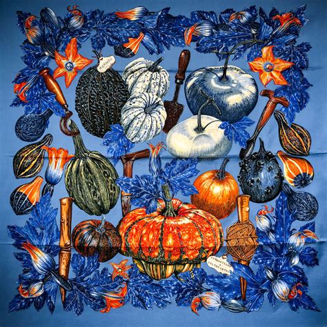 Citrouilles et Coloquintes Hermes Scarf by Dawlat – Chic 